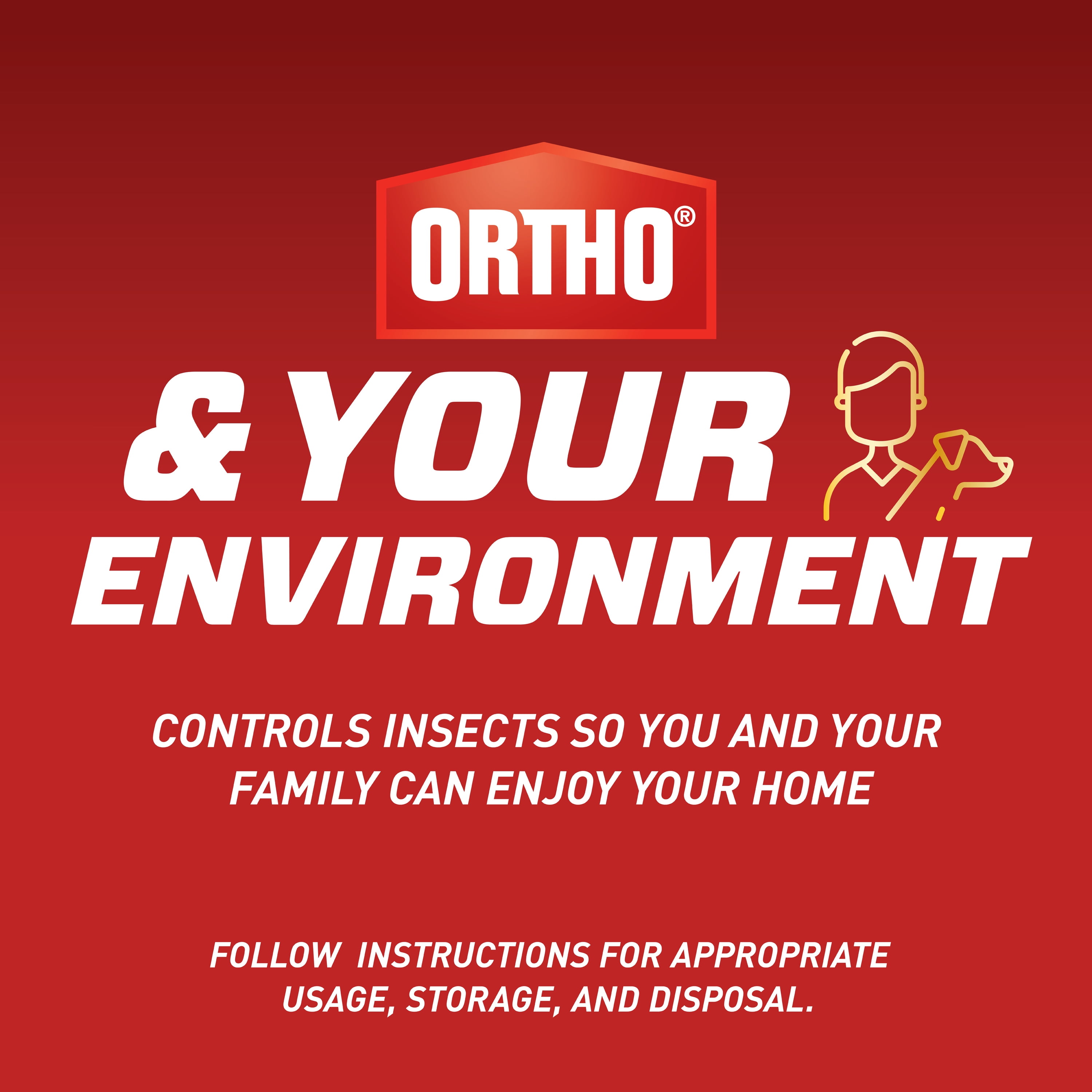 Ortho Home Defense Insect Killer for Lawn & Landscape Concentrate 32 Oz.