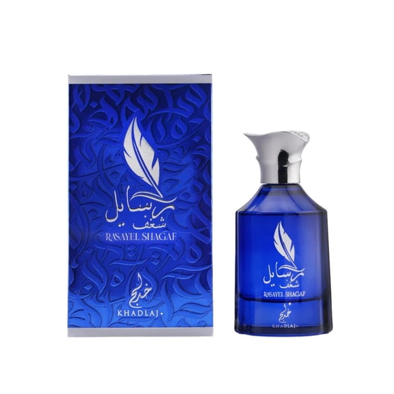 Khadlaj Men's Rasayel Shagaf EDP Spray 3.4 oz Fragrances 6291107977867