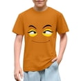thumbnail image 2 of Piuwrlz 9 Boys Short T-Shirts Sleeve Teen Funny Graphic Shirts Tops Pullover T Shirts Orange Size 9 Years, 2 of 7
