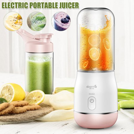 

Portable Electric Fruit Juicer Blender Juice Maker Juicing Cup Low Noise for Home Travel