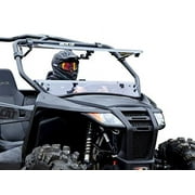 SuperATV HD Scratch Resistant Flip UTV Windshield for 2014+ Arctic Cat Wildcat Trail|1/4" Polycarbonate that is 250x Stronger than Glass and 25x Stronger than Acrylic|USA Made|FWS-AC-T-70