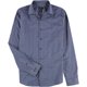 thumbnail image 1 of bar III Camisa de vestir elástica con botones para hombre, azul, 17.5" cuello 36-37" manga, 1 of 2
