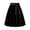 Black, variant on WWV Women Skirts High Waisted Lace up Wide Leg Skirt Dress Summer Solid Color Vintage Lady Loose Fit Birthday Party Skirt Black L
