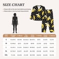 thumbnail image 4 of Pofeuu Banana Print Womens Pajamas Set Long Sleeve Sleepwear Button Down Nightwear Soft Pj Lounge Sets Button Down Pajamas Women-Medium, 4 of 7