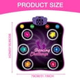 thumbnail image 3 of Kids Music Dance Mat Girls Light Up Dance Mat Bluetooth Support In Music Dance Toy With 6 Game Modes And 3 Challenge Christmas Birthday Gift For Girls Boys, 3 of 7