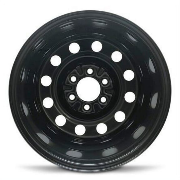 New 17x7.5 inch Wheel for Ford F150 04-20 Black Painted Steel Rim