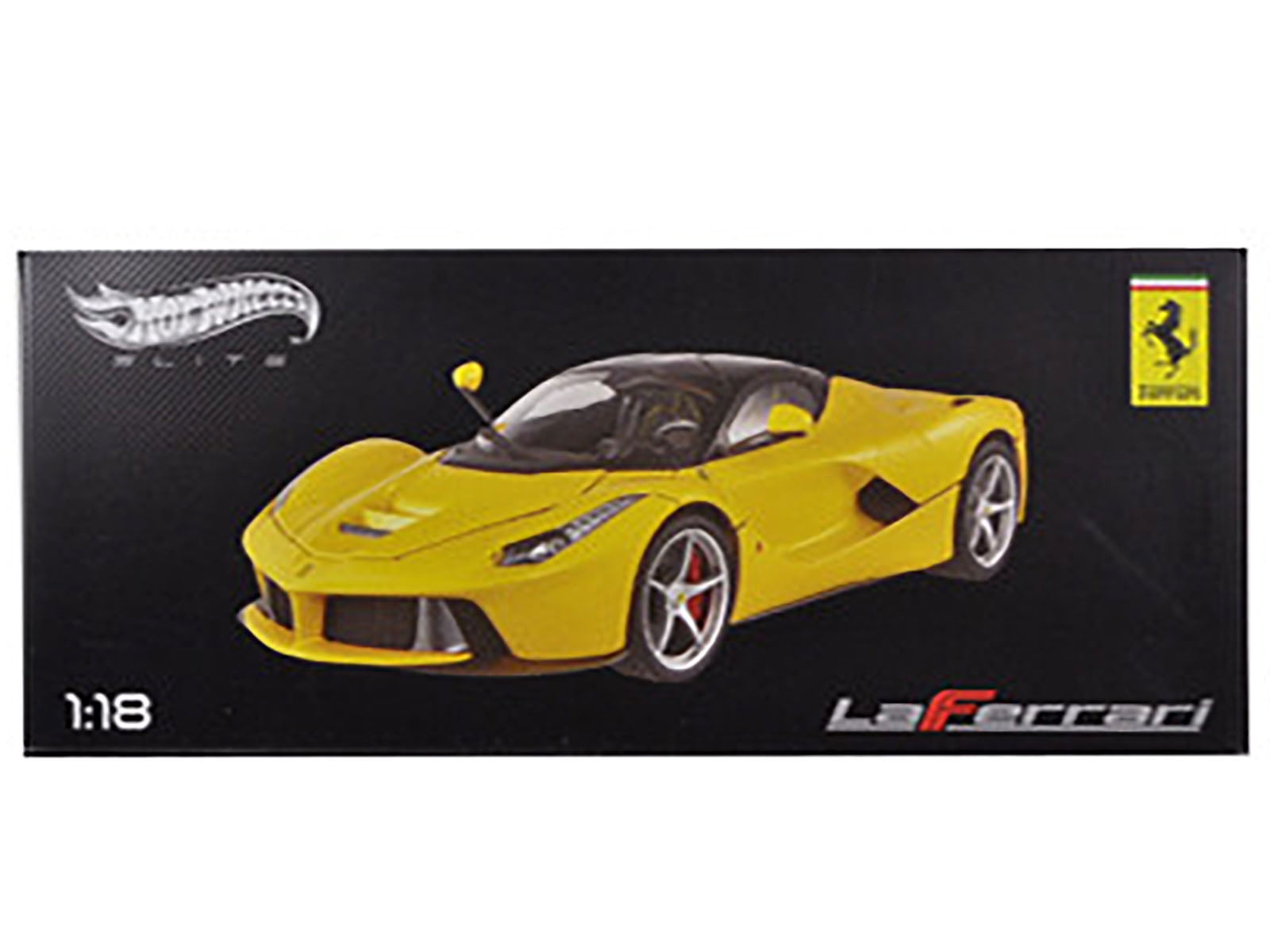 Ferrari Laferrari F70 Hybrid Elite Edition Yellow 1/18 Diecast Car Model by  Hotwheels