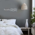 thumbnail image 3 of Vinyl Wall Art Decal - The Smell Of Ocean - 5.5" x 27" - Trendy Inspirational Mermaid Quote Sticker For Girls Room Woman Home Office Bedroom Living Room Store Decor, 3 of 4