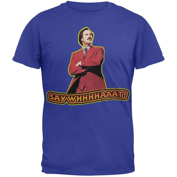 THE ANCHORMAN 2 Ron Burgundy Self Photo Say What T-Shirt 2XL