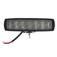 thumbnail image 3 of BR 18W 800LM luz de trabajo 6LED barra de lámpara antiniebla para motocicleta todoterreno coche camión, 3 of 10