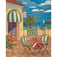 thumbnail image 2 of Paul Brent 28x34 Gallery Wrapped Canvas Wall Art Titled - Bistro St. Emil, 2 of 4