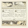 thumbnail image 2 of Walter Crane 20x20 Gold Ornate Framed and Double Matted Museum Art Print Titled - The Dog in the Manger, the Frog and the Bull (1908), 2 of 4