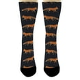 thumbnail image 4 of ThisWear Fox Themed Gifts Cute Fox Dress Socks Funny Socks Fox Apparel 6-Pairs Novelty Crew Socks, 4 of 5