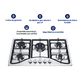 thumbnail image 4 of Parrilla A Gas 5 Quemadores Empotrable Naesi Acero Inoxidable AN115, 4 of 8