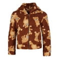thumbnail image 2 of 5 More Minutes Girl's Teddy Bear Sherpa Jacket and Pants PJ Set, 2 of 5