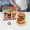 Red, variant on ChicYu Hamburger Stacking Balance Game Funny Tabletop Toy Simulation Pretend Play Toy Educational for Home Leisure Interactive Play