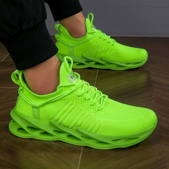 Men'S Breathable Blade Sneakers - Shock Absorbing, Lightweight Non-Slip Running Shoes for Jogging, Tennis, Gym, And Walking - Athletic Sneakers for Youth And Teens