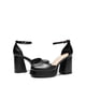 thumbnail image 5 of Tacones Plataforma Gruesos para Mujer DREAM PAIRS en Negro PU Talla 7, 5 of 9