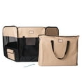 thumbnail image 5 of Armarkat Model PP003BGE-XL Portable Pet Playpen in Black and Beige Combo, 5 of 7