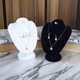 thumbnail image 4 of Velvets Jewelry Display Stand Velvets Jewelry Organizers Suitable for Earrings and Rings Professional Photography Props White, 4 of 5