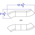 thumbnail image 7 of Flash Furniture Hercules Alon 7 Piece Reception Seating in White, 7 of 7