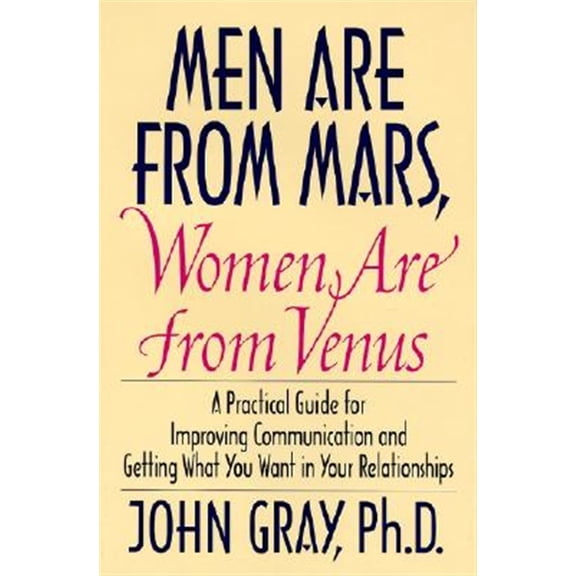 Pre-Owned Men Are from Mars, Women Are from Venus: Practical Guide for Improving Communication and Getting What You Want in Your Relationships (Hardcover) 006016848X 9780060168483