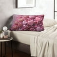 thumbnail image 6 of Balery Pink Glitter Heart Candy Bedding Queen Pillow Cases - Envelope Closure - Soft Brushed Microfiber Fabric - Shrinkage and Fade Resistant Pillow Cases-, 6 of 6