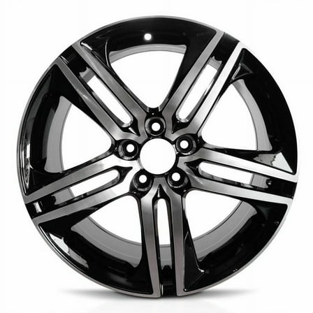 Wheel Rim for 2016-2017 Honda Accord 19 in Black Aluminum Rim Direct Fit