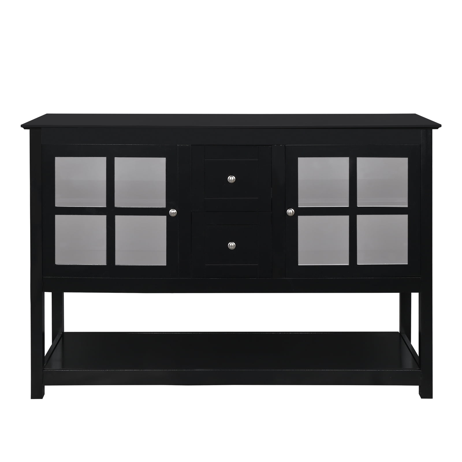Buffet Server Sideboard with Storage Buffet with 2 Doors and Open Shelf, Sideboard