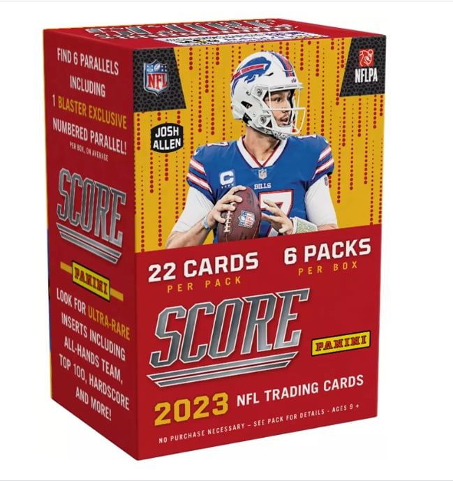 2023 Panini Score NFL Football Blaster Box 6 Packs Per Box/22 Cards