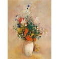 thumbnail image 3 of Odilon Redon 14x18 Black Modern Framed Museum Art Print Titled - Vase of Flowers (Pink Background) (ca. 1906), 3 of 5