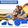 thumbnail image 3 of AIDUCHO Self Inflating Camping Sleeping Pad, 76" x 24" Ultralight Camping Mat with Pillow & Foot Pump Thick Waterproof Compact Lightweight Sleeping Air Pads for Tent Backpacking Hiking Outdoor, Blue, 3 of 7