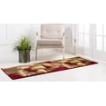 thumbnail image 4 of Unique Loom Barista Urban Distressed Area Rug 2' 2 x 6' Runner Multi/Olive, 4 of 10