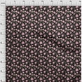 thumbnail image 4 of oneOone Silk Tabby Black Fabric Floral Fabric For Sewing Printed Craft Fabric By The Yard 42 Inch Wide, 4 of 5