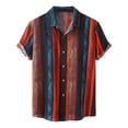 thumbnail image 1 of BOBOGOJP Chemise à Manches Courtes à Manches Courtes Chemises à Manches Courtes, Rouge XL, 1 of 3