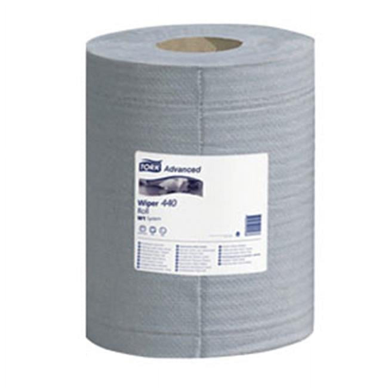 Tork 132451 4-Ply Advanced 440 Center Pull Wiper - Blue- 1 0 in. x 15.7 5 in.