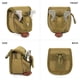 thumbnail image 3 of Bolsa de almacenamiento táctica para tirachinas, catapulta, color caqui, accesorios para caza y escalada al aire libre, 3 of 5