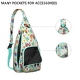 thumbnail image 3 of Cute Cartoon Cat Sling Backpack - Funny Paw Pattern Shoulder Bag (Adorable Pet Design, Lightweight & Durable), 3 of 4