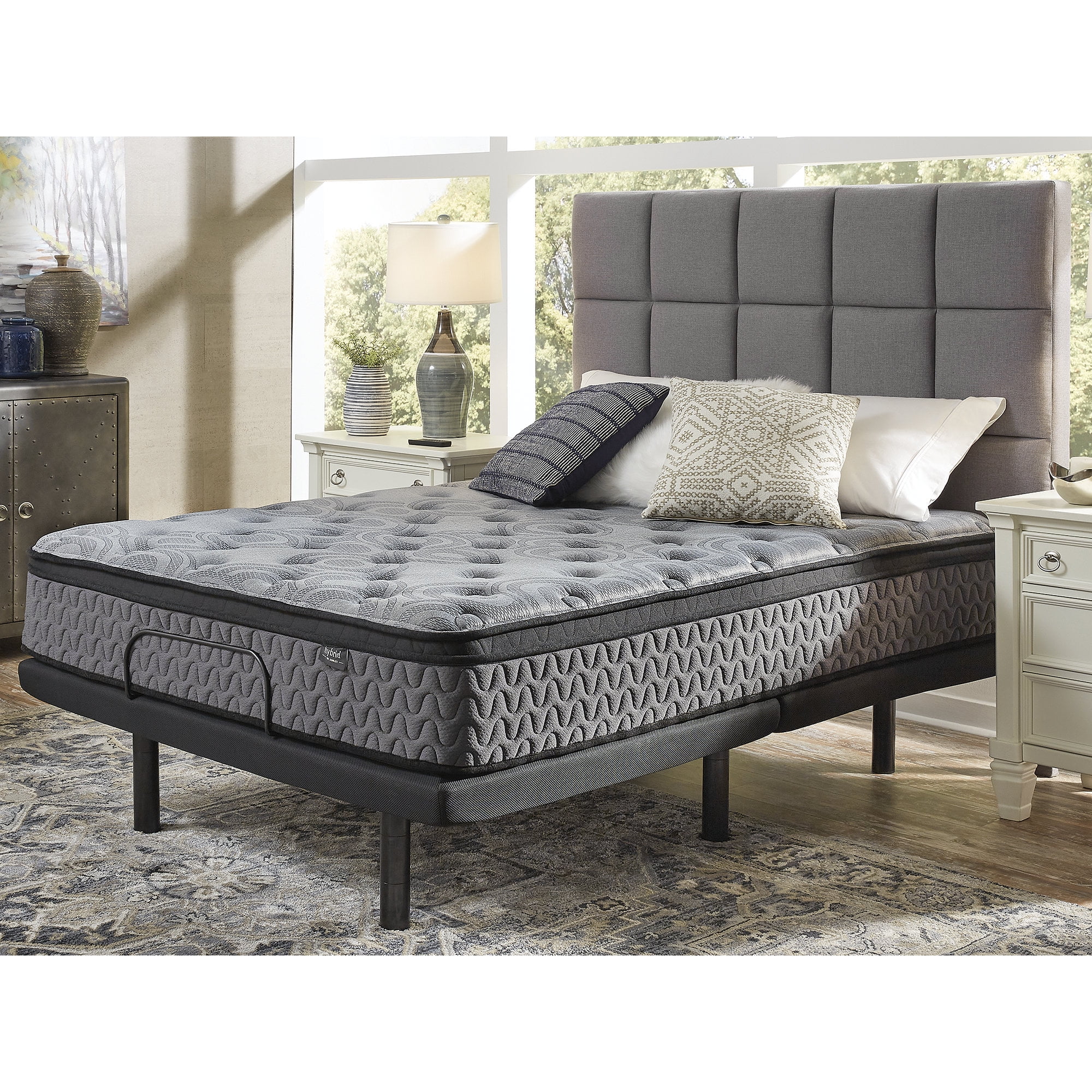 Signature Design by Ashley  Augusta2 Pillow Top Full Mattress, White