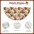 thumbnail image 4 of Kdxio Christmas Hat bear Print Christmas Tree Skirt Christmas Xmas Tree Skirts Mat for New Year Holiday Christmas Party Decorations-36", 4 of 7