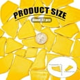 thumbnail image 3 of 1 box Yellow Irregular Mosaic Tiles for Crafts Bulk Ceramic Mosaic Tiles Pieces for Picture Frames Plates Flowerpots Vases Cups Mosaic Making 1 Pounds Porcelain, 3 of 8