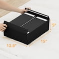 thumbnail image 5 of SpaceAid 4 Pack Sheet Organizers and Storage, Queen & King Size, Black, Fabric, 5 of 6