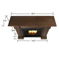 Real Flame Hillcrest Ventless Gel Fuel Fireplace