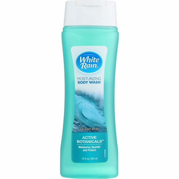 White Rain Sensation Body Wash Refreshing & Moisturizes Ocean Mist Liquid - 12 oz