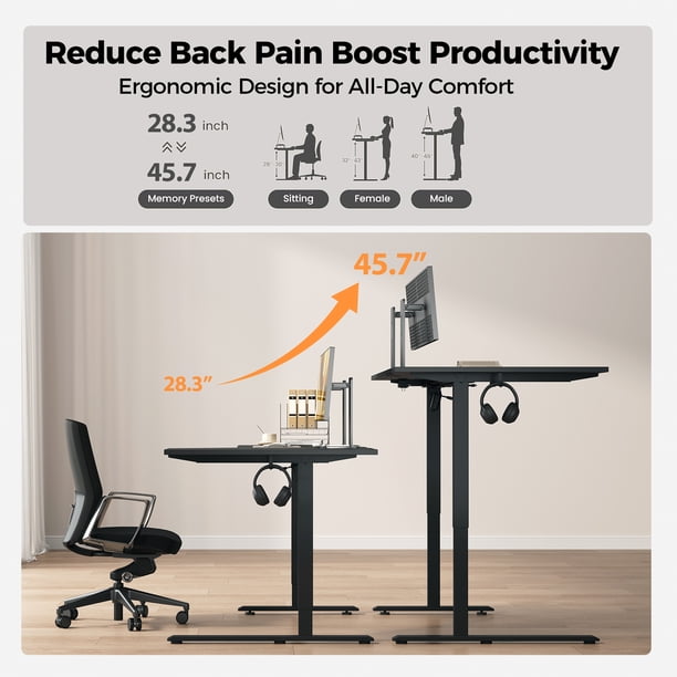 height adjustable corner desk chair