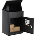 thumbnail image 2 of EDTara Waterproof Outdoor Package Box, Locking Steel Parcel Delivery Mailbox With Combination Lock for Porch or Curb, 2 of 6