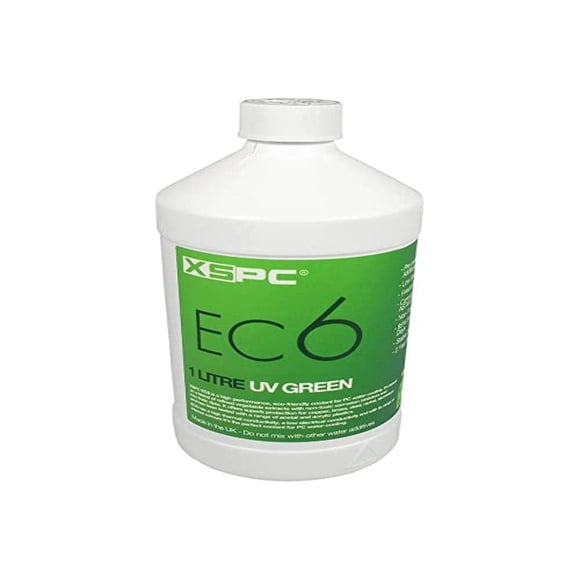 XSPC EC6 High Performance Premix Coolant, 1000 mL, Green UV