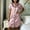 Pink, variant on Pretxorve Women Nightgown Solid Soft Casual Cardigan Style Short Sleeve Loungewear Sleep Dress