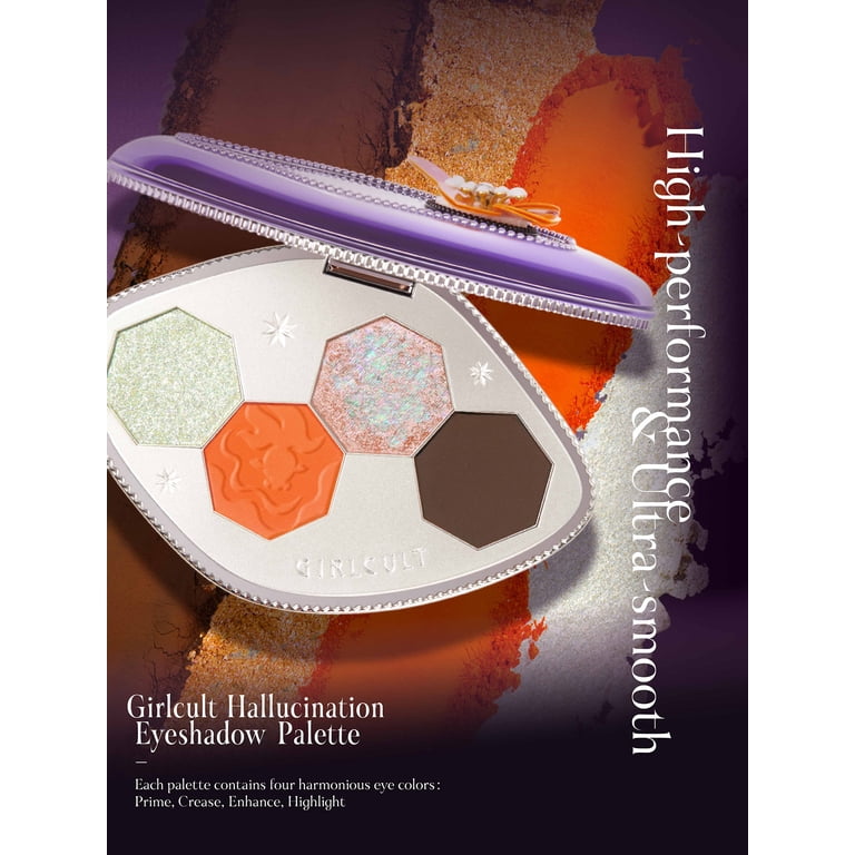 GIRLCULT Quad Eyeshadow Palette Hallucination Series Long Lasting