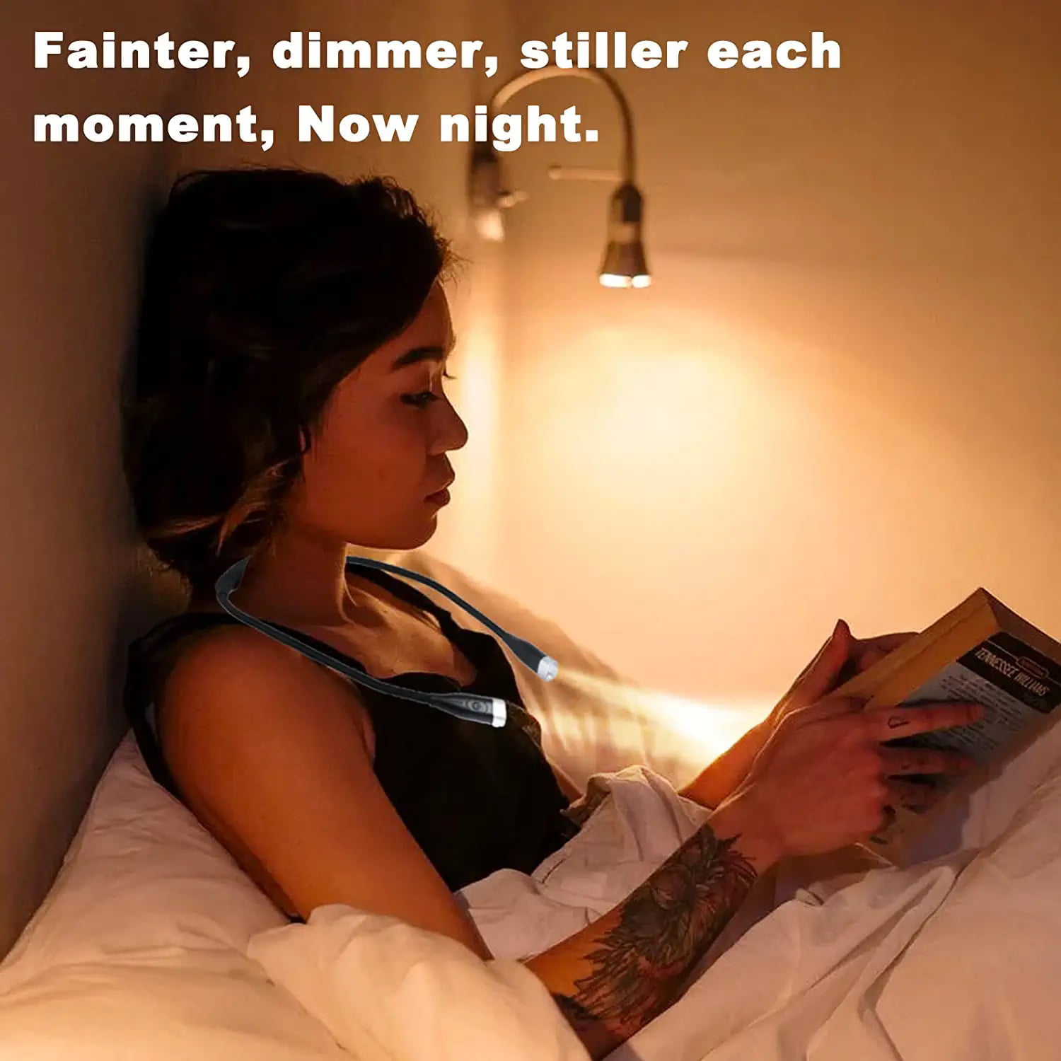 LED Neck Reading Light, Book Light for Reading in Bed - Bed Bath & Beyond -  32982780